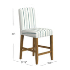 HomePop Curved Back 24 Counter Stool - 24 inches