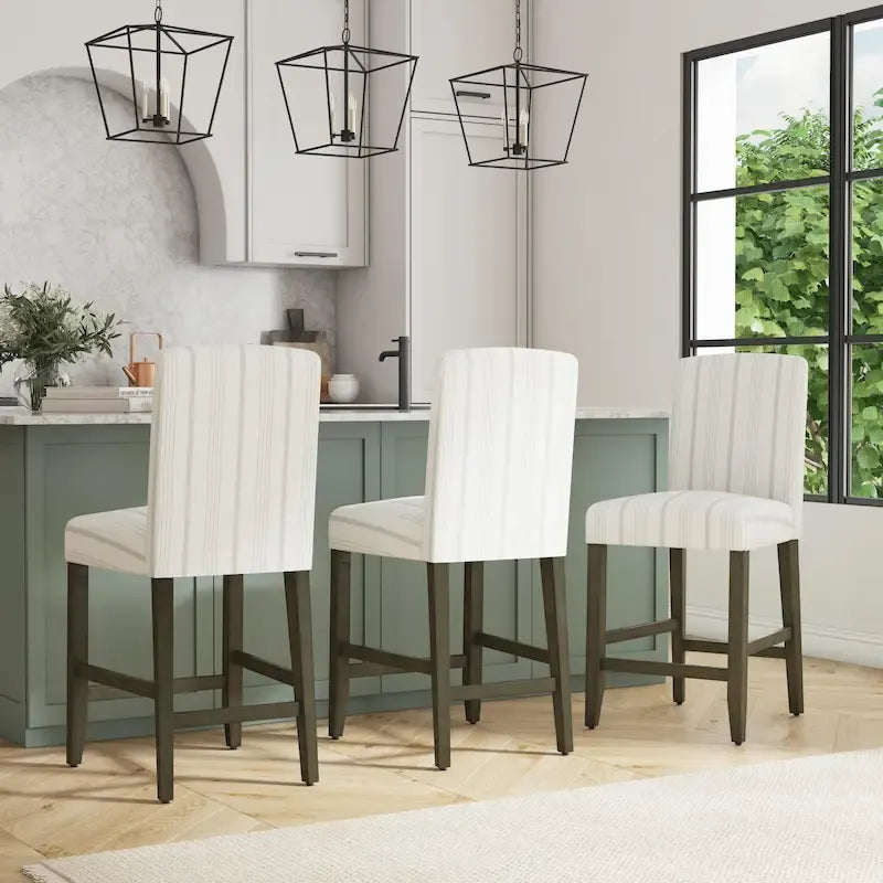 HomePop Curved Back 24 Counter Stool - 24 inches