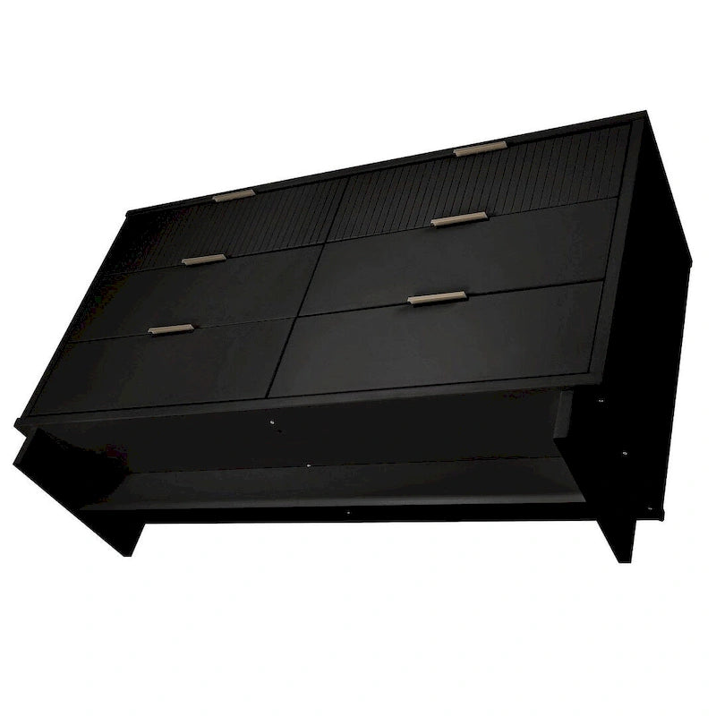 Manhattan Comfort Granville 55.07 Modern Double Wide 6 Drawer Dresser