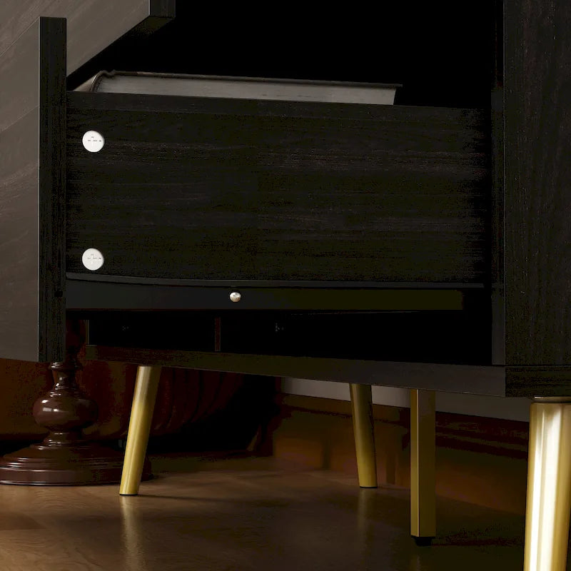 FUFU&GAGA Modern Double 6-Drawer Dresser Chest Of Drawers Cabinet