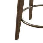 Madison Park Boyle Upholstered 360 Degree Swivel Counter Stool 26 H