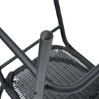 Commercial Indoor-Outdoor Rattan Restaurant Barstool with Aluminum Frame - N/A