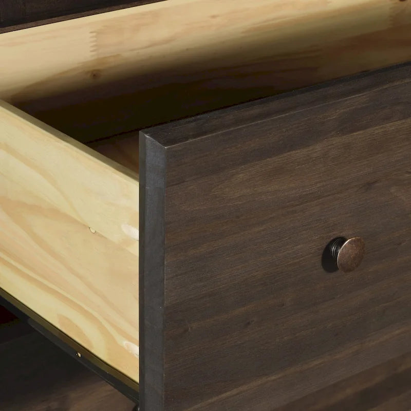 Grain Wood Furniture Shaker-style 6-drawer Solid Wood Dresser