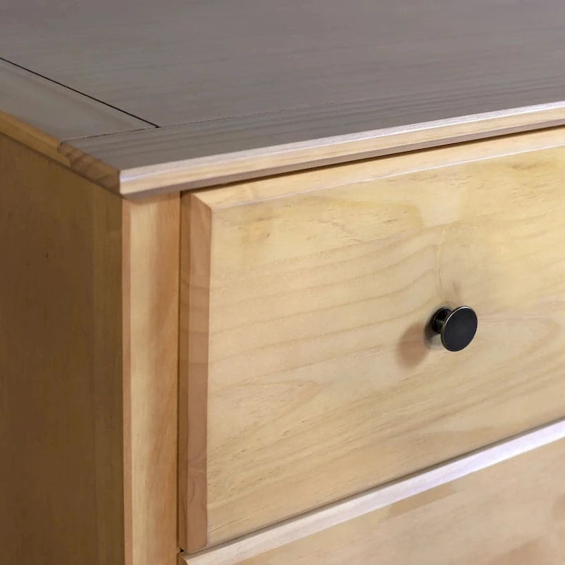 Grain Wood Furniture Shaker-style 6-drawer Solid Wood Dresser