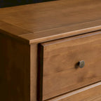 Grain Wood Furniture Shaker-style 6-drawer Solid Wood Dresser
