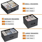 10 Drawer Dresser Fabric Closet Storage Tower Organizer Unit Bedroom