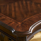 Richland 96 Inch Traditional Dining Table, Brown