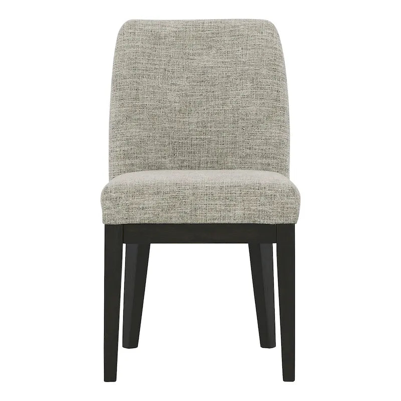 Burkhaus Dark Brown Dining Upholstered Side Chair, Set of 2 - 20.5 W x 24 D x 35.5 H