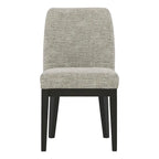 Burkhaus Dark Brown Dining Upholstered Side Chair, Set of 2 - 20.5 W x 24 D x 35.5 H