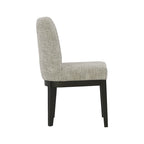 Burkhaus Dark Brown Dining Upholstered Side Chair, Set of 2 - 20.5 W x 24 D x 35.5 H