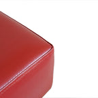 Meadow Modern Small Red Ottoman