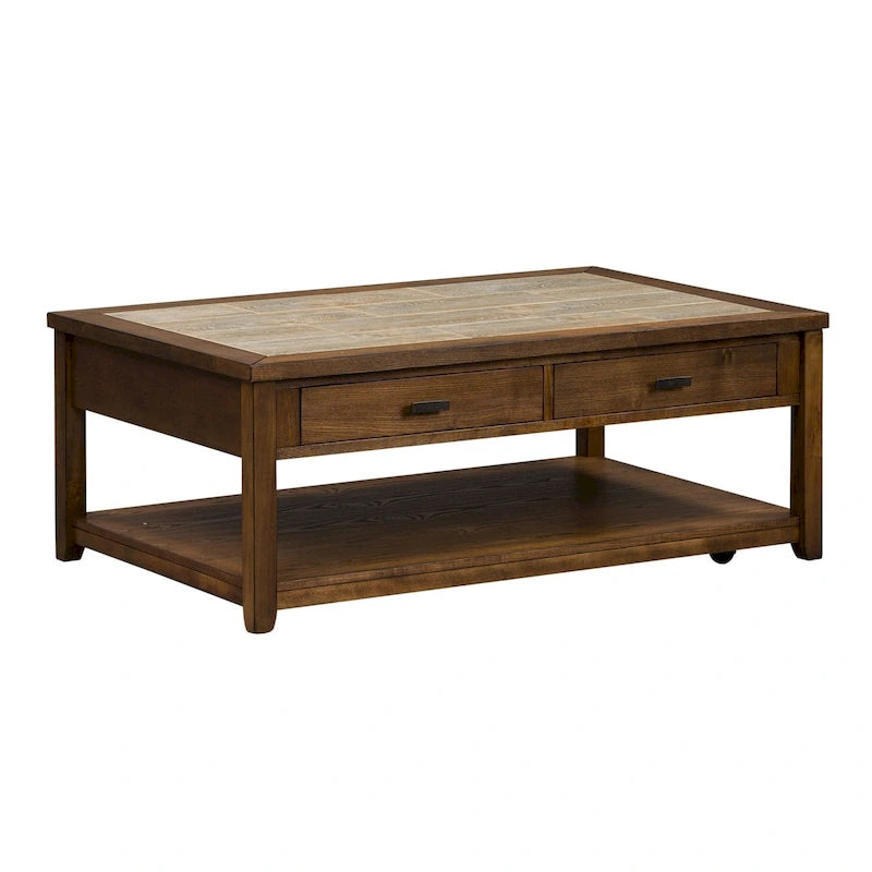 Mesa Valley Tobacco 3 Piece Set (1-Cocktail 2-End Tables)