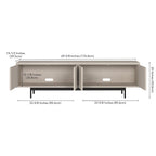 Whitman Rectangular TV Stand for TV's up to 75 - 70 Wide