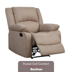 Relax A Lounger Porter Microfiber Manual Recliner by iLounge