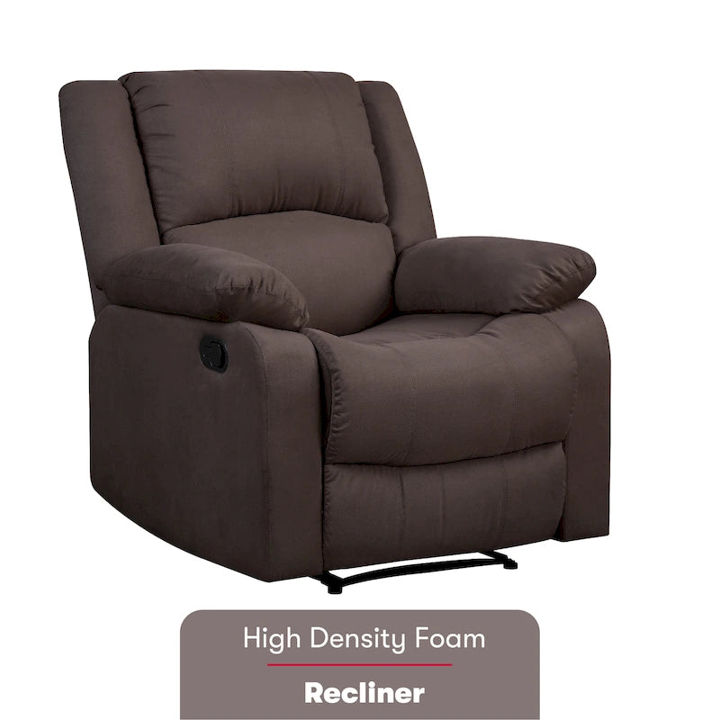 Relax A Lounger Porter Microfiber Manual Recliner by iLounge