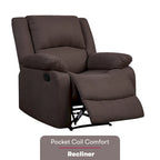 Relax A Lounger Porter Microfiber Manual Recliner by iLounge