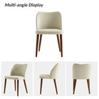 Melisa Upholstered Solid Wood Dining Chair Set of 2 by HULALA HOME