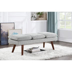 Amanda 54 Mid-Century Bench