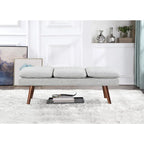 Amanda 54 Mid-Century Bench