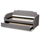 Contemporary Twin Size Daybed with Roll Out Trundle Guest Bed