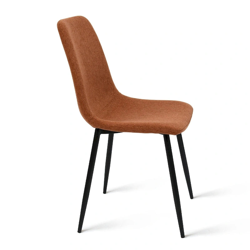 Modern Fabric Upholstered Dining Chairs (Set of 4) - 34x18x18