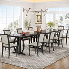 Dining Table for 4-6 People, 63-Inch Large Dining Room Table, High Glossy Finished