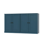 100% Solid Wood Sideboard with Glass or Solid Wood Doors by Palace Imports - 64 x 35.75