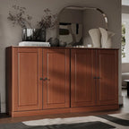 100% Solid Wood Sideboard with Glass or Solid Wood Doors by Palace Imports - 64 x 35.75