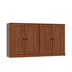 100% Solid Wood Sideboard with Glass or Solid Wood Doors by Palace Imports - 64 x 35.75