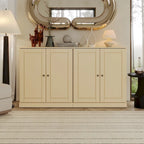 100% Solid Wood Sideboard with Glass or Solid Wood Doors by Palace Imports - 64 x 35.75