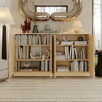 100% Solid Wood Sideboard with Glass or Solid Wood Doors by Palace Imports - 64 x 35.75