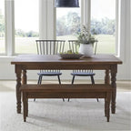 Grain Wood Furniture Valerie 63-inch Solid Wood Dining Table