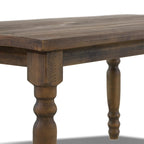 Grain Wood Furniture Valerie 63-inch Solid Wood Dining Table