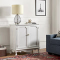 Pallantium 34Tall-2 Door Farmhouse Style Accent Cabinet by HULALA HOME