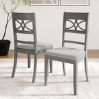 CraftPorch Mid-Century Modern Wooden Dining Chairs (Set of 2) - N/A