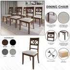 CraftPorch Mid-Century Modern Wooden Dining Chairs (Set of 2) - N/A