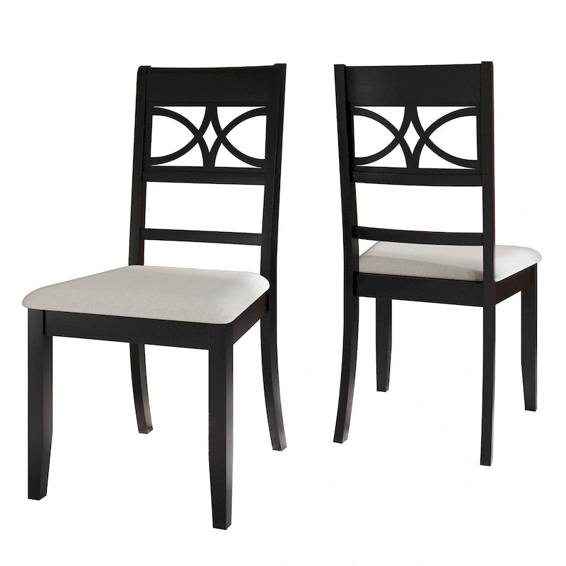 CraftPorch Mid-Century Modern Wooden Dining Chairs (Set of 2) - N/A