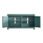 Central Park 65-inch Solid Wood 4-door TV Stand Console - 35 inches high x 65 inches wide x 18 inches deep