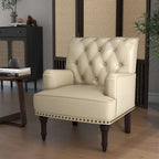 PU Accent Chair Leather Armchair Lounge Chair for Living Room