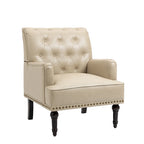 PU Accent Chair Leather Armchair Lounge Chair for Living Room