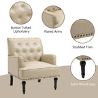 PU Accent Chair Leather Armchair Lounge Chair for Living Room