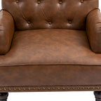 PU Accent Chair Leather Armchair Lounge Chair for Living Room