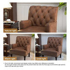 PU Accent Chair Leather Armchair Lounge Chair for Living Room