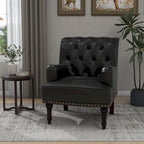 PU Accent Chair Leather Armchair Lounge Chair for Living Room