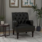 PU Accent Chair Leather Armchair Lounge Chair for Living Room