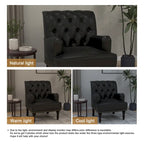 PU Accent Chair Leather Armchair Lounge Chair for Living Room