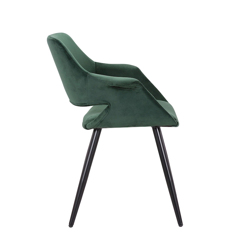 Porthos Home Fulco Velvet Mid-century Dining Chair