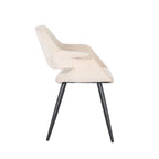 Porthos Home Fulco Velvet Mid-century Dining Chair