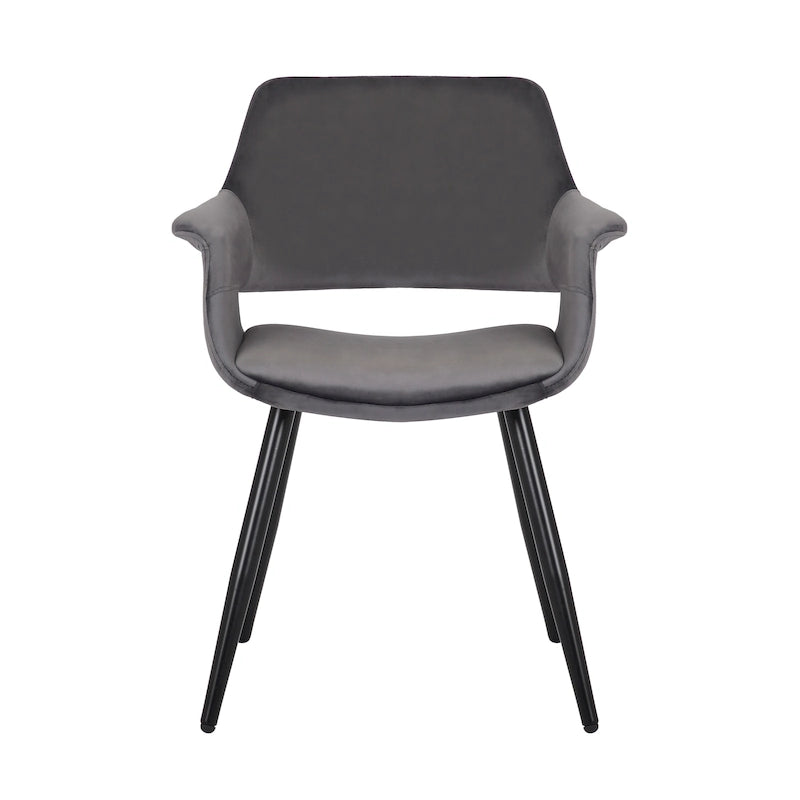 Porthos Home Fulco Velvet Mid-century Dining Chair