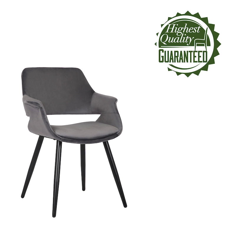 Porthos Home Fulco Velvet Mid-century Dining Chair